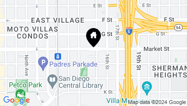 Map of 550 15th Street 304, San Diego CA, 92101