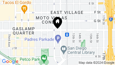 Map of 527 10th Ave # 402, San Diego Downtown CA, 92101