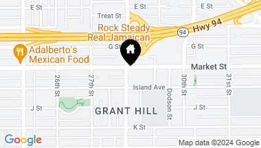 Map of 525-575 28th Street, San Diego CA, 92102