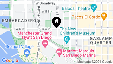 Map of 620 State Street # 320, San Diego Downtown CA, 92101