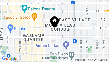 Map of 875 G Street # 303, San Diego Downtown CA, 92101