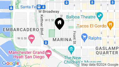Map of 750 State # 117, San Diego Downtown CA, 92101