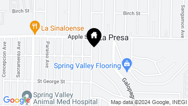 Map of 909 Pecos St, Spring Valley CA, 91977