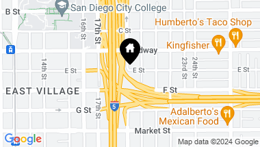 Map of 1901 E Street, San Diego CA, 92102