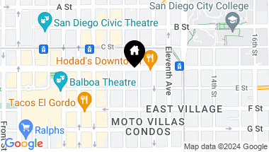 Map of 950 9th Avenue, San Diego Downtown CA, 92101