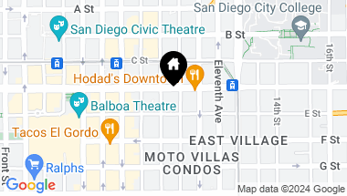 Map of 950 9th Avenue, San Diego CA, 92101