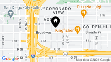 Map of 2148 Broadway, San Diego CA, 92102