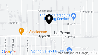 Map of 1114 La Presa Ave, Spring Valley CA, 91977