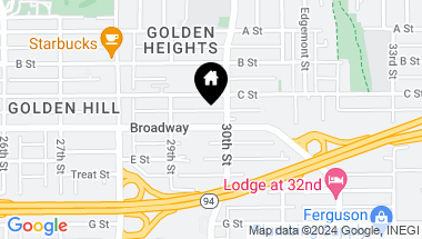 Map of 2960 Broadway 8, San Diego CA, 92102