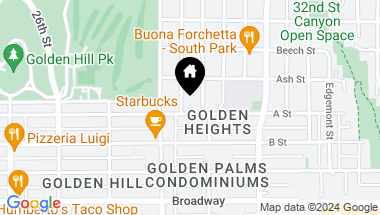 Map of 2852 A Street, San Diego CA, 92102