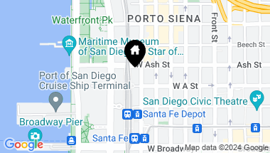 Map of 1388 Kettner Blvd 1504, San Diego CA, 92101