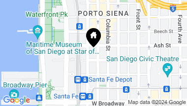 Map of 1388 Kettner Blvd 1003, San Diego CA, 92101