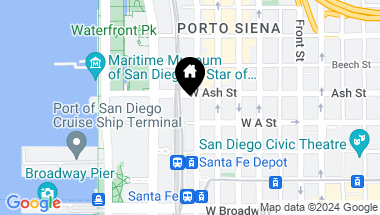 Map of 1388 Kettner 508, San Diego CA, 92101