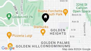 Map of 1335 28th St, San Diego CA, 92102