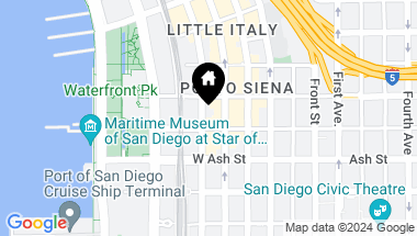 Map of 1521 Kettner Blvd, San Diego CA, 92101