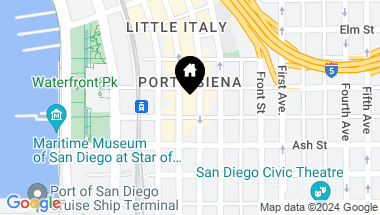 Map of 1501 India Street # 518, San Diego Downtown CA, 92101