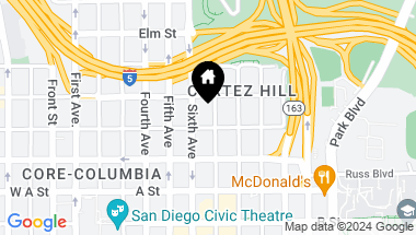 Map of 1514 7th Avenue # 906, San Diego Downtown CA, 92101