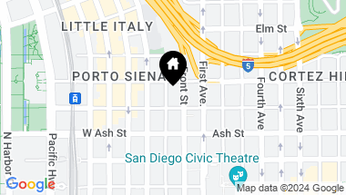Map of 1525 Union St, San Diego CA, 92101