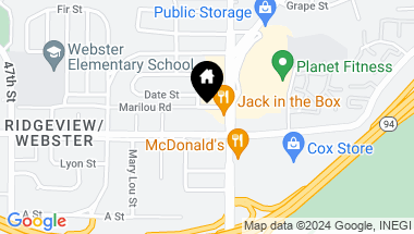 Map of 5061 Marilou Rd 11, San Diego CA, 92102