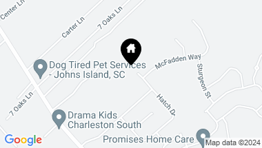 Map of 2347 Lenwick Hall Lane, Johns Island SC, 29455