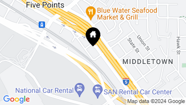 Map of 3554-90 Kettner Blvd, San Diego Downtown CA, 92101