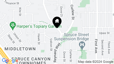 Map of 702 W Upas St, Mission Hills CA, 92103
