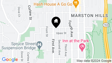 Map of 120 Upas St, Mission Hills CA, 92103