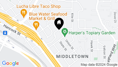Map of 3580 Union St, Mission Hills CA, 92103
