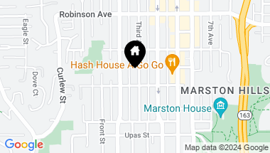 Map of 3620 3rd Avenue # 207, Mission Hills CA, 92103
