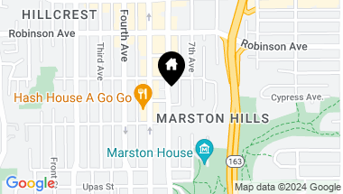 Map of 3655-3663 6th Ave, Mission Hills CA, 92103
