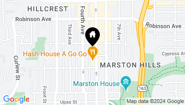 Map of 3650 5th Avenue # 601, Mission Hills CA, 92103