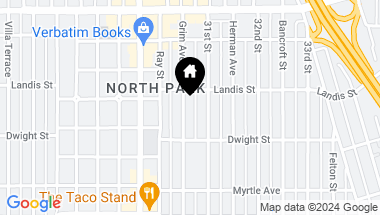 Map of 3365 69 Grim Avenue, San Diego CA, 92104