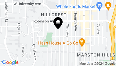 Map of 3718-24 1st Ave, Mission Hills CA, 92103