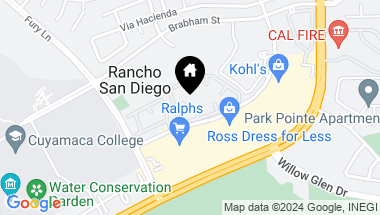 Map of 11430 Via Rancho San Diego 112, El Cajon CA, 92019