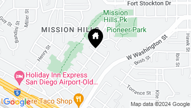 Map of 3765 Pringle St, San Diego CA, 92103
