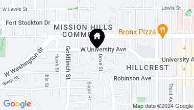 Map of 3940 Dove St # 204, Mission Hills CA, 92103