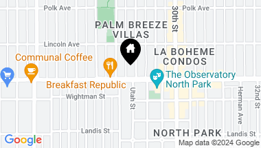 Map of 2828 University Ave # 505, North Park CA, 92104