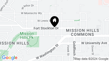 Map of 4036 Jackdaw Street, Mission Hills CA, 92103