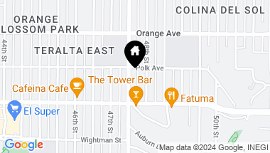 Map of 4079 Euclid Avenue, San Diego CA, 92105