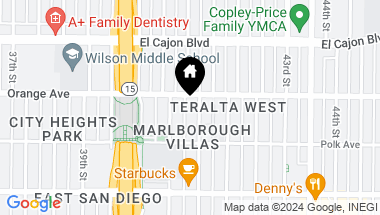 Map of 4174 Marlborough Ave # 6, East San Diego CA, 92105