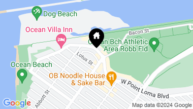 Map of 5029 W Point Loma Blvd, Ocean Beach CA, 92107
