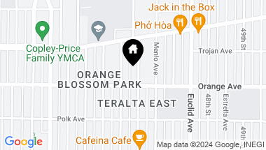 Map of 4224 46th Street # 1, San Diego CA, 92115