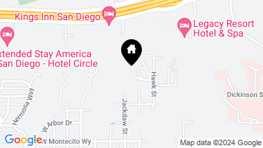 Map of 4334 Arcadia Drive, Mission Hills ( San Diego ) CA, 92103
