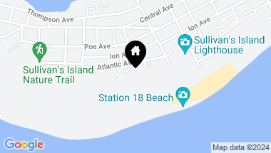 Map of 1745 Atlantic Avenue, Sullivans Island SC, 29482