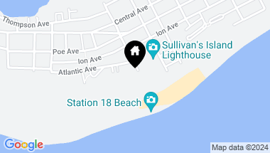 Map of Lot 20 Atlantic Avenue, Sullivans Island SC, 29482