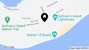 Map of 1763 Atlantic Avenue, Sullivans Island SC, 29482