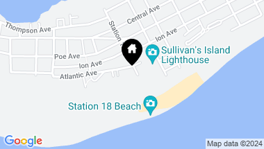 Map of 1773 Atlantic Avenue, Sullivans Island SC, 29482