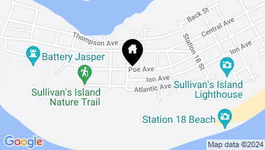 Map of 1702 Ion Avenue, Sullivans Island SC, 29482
