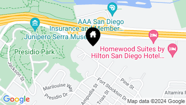 Map of 2440 Pine St, Mission Hills CA, 92103
