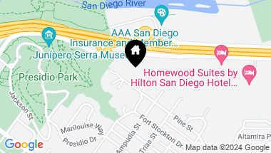 Map of 2440 Pine St, San Diego CA, 92103